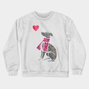 Watercolour Italian Greyhound dog Crewneck Sweatshirt